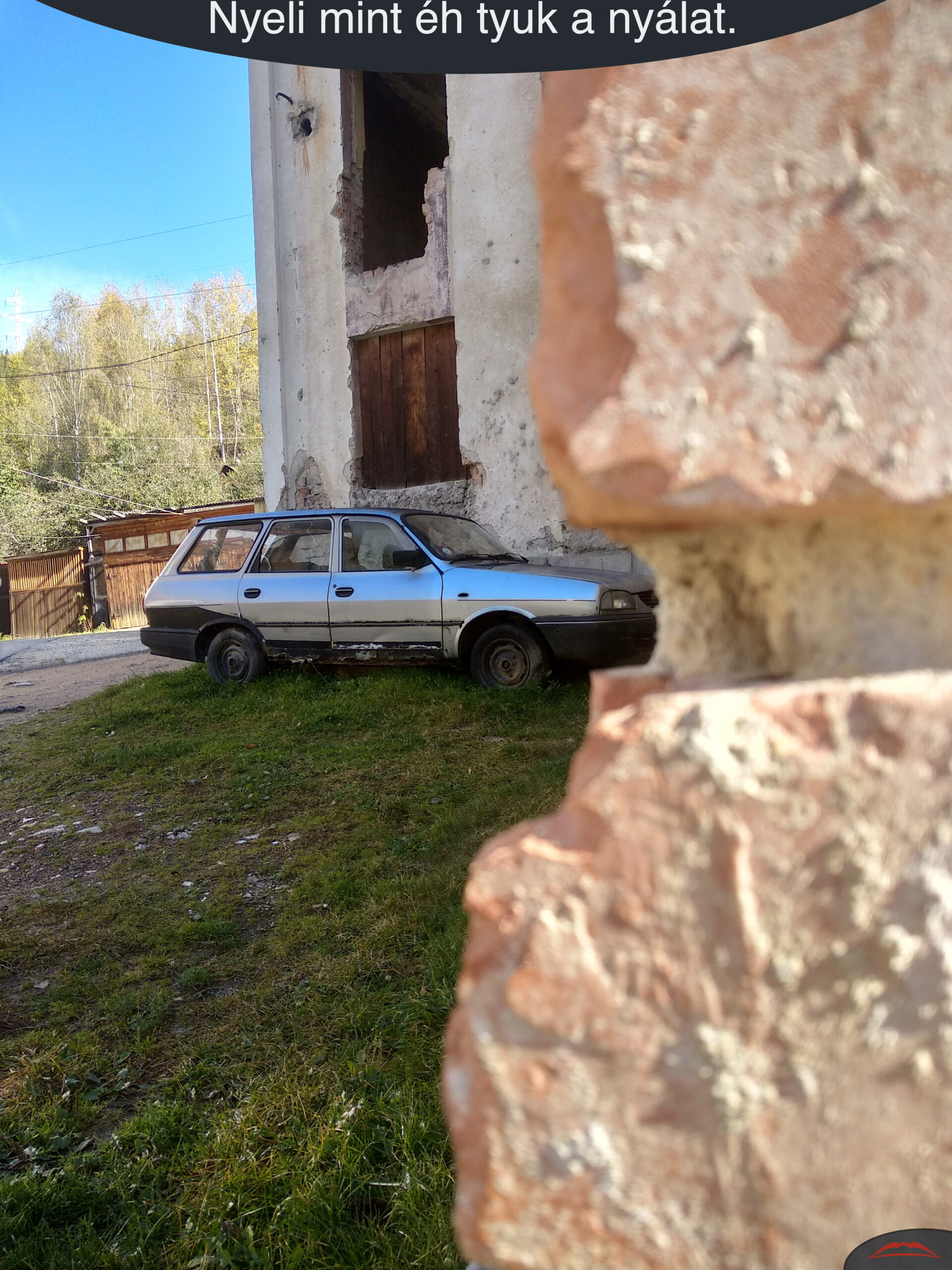 Nyeli mint éh tyuk a nyálat.