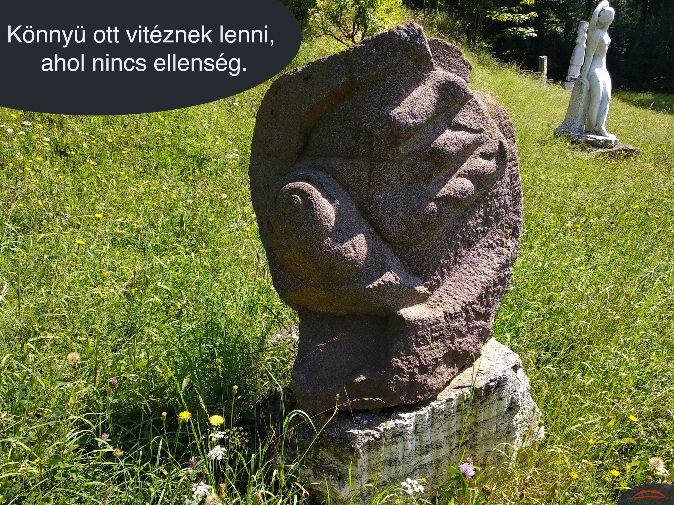 Könnyü ott vitéznek lenni, ahol nincs ellenség.