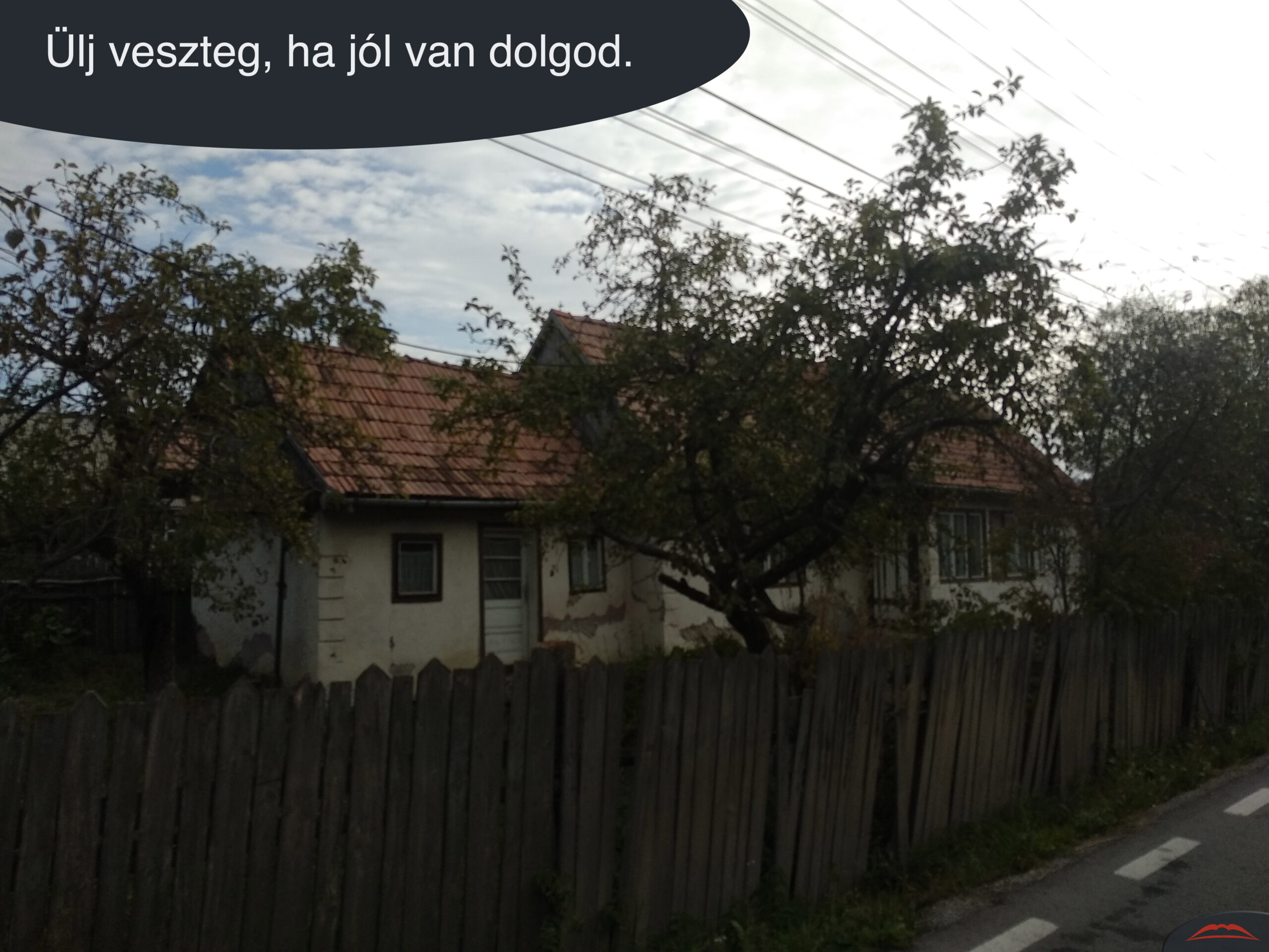 Ülj veszteg, ha jól van dolgod.