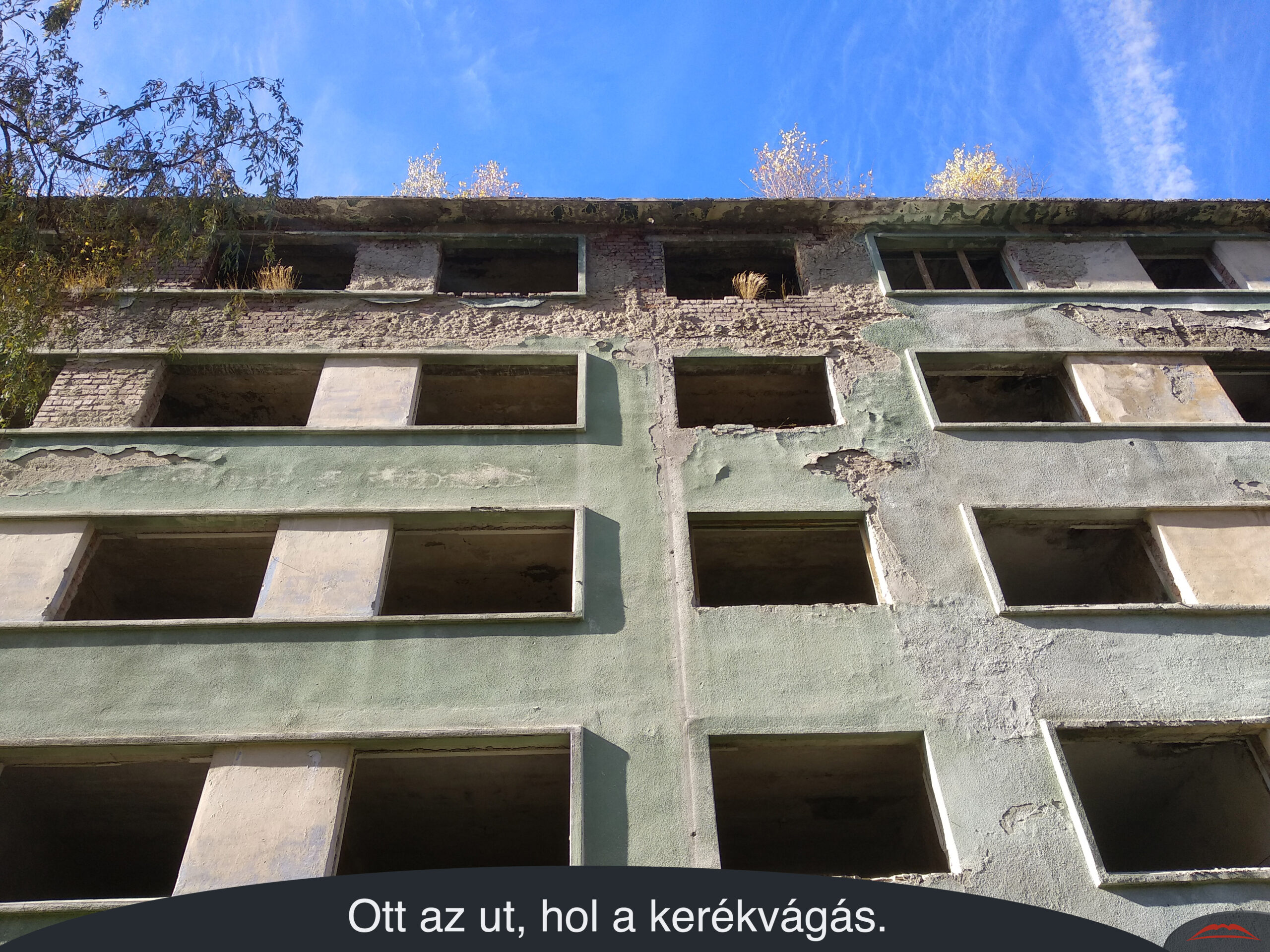 Ott az ut, hol a kerékvágás.