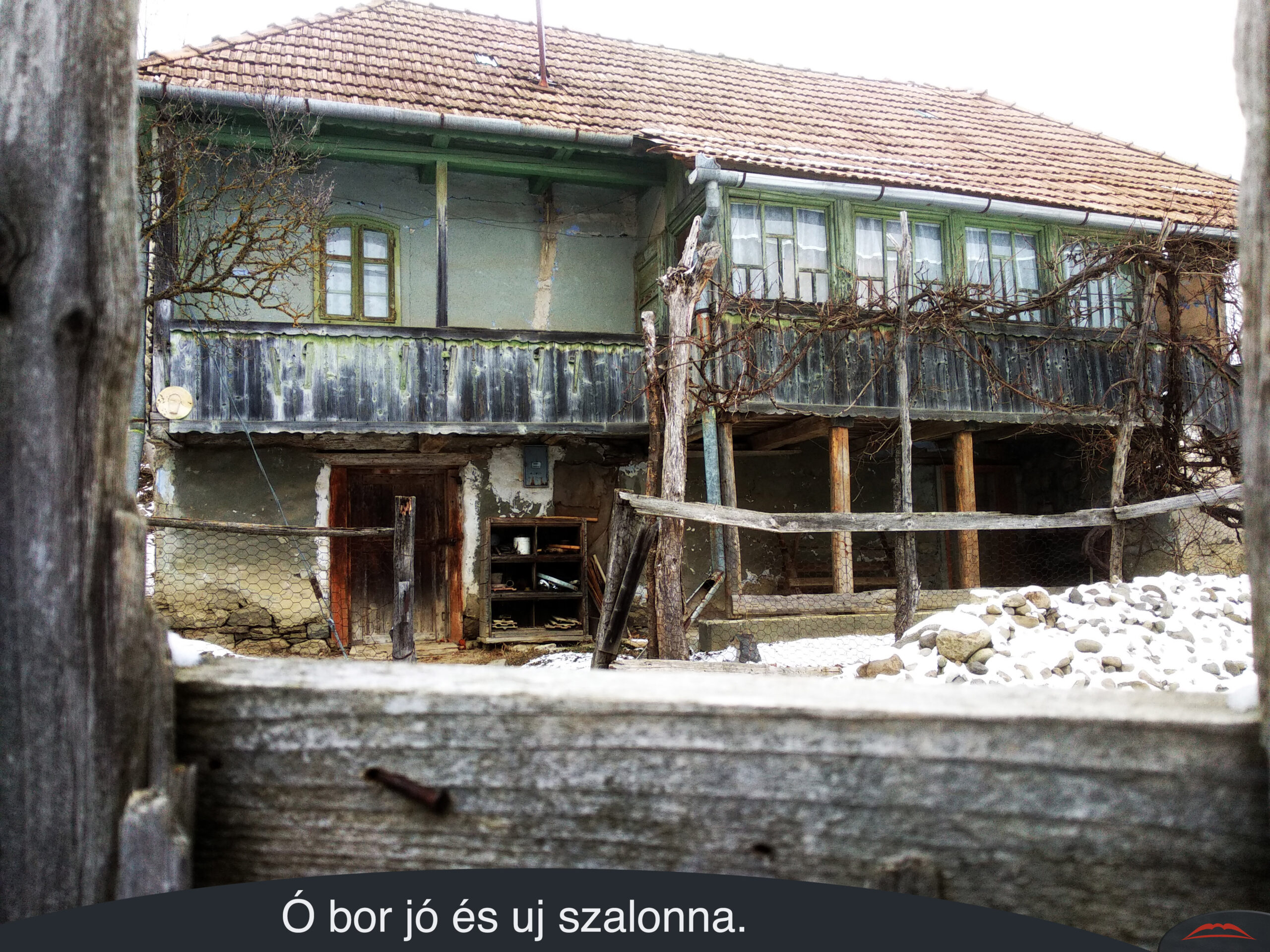 Ó bor jó és uj szalonna.