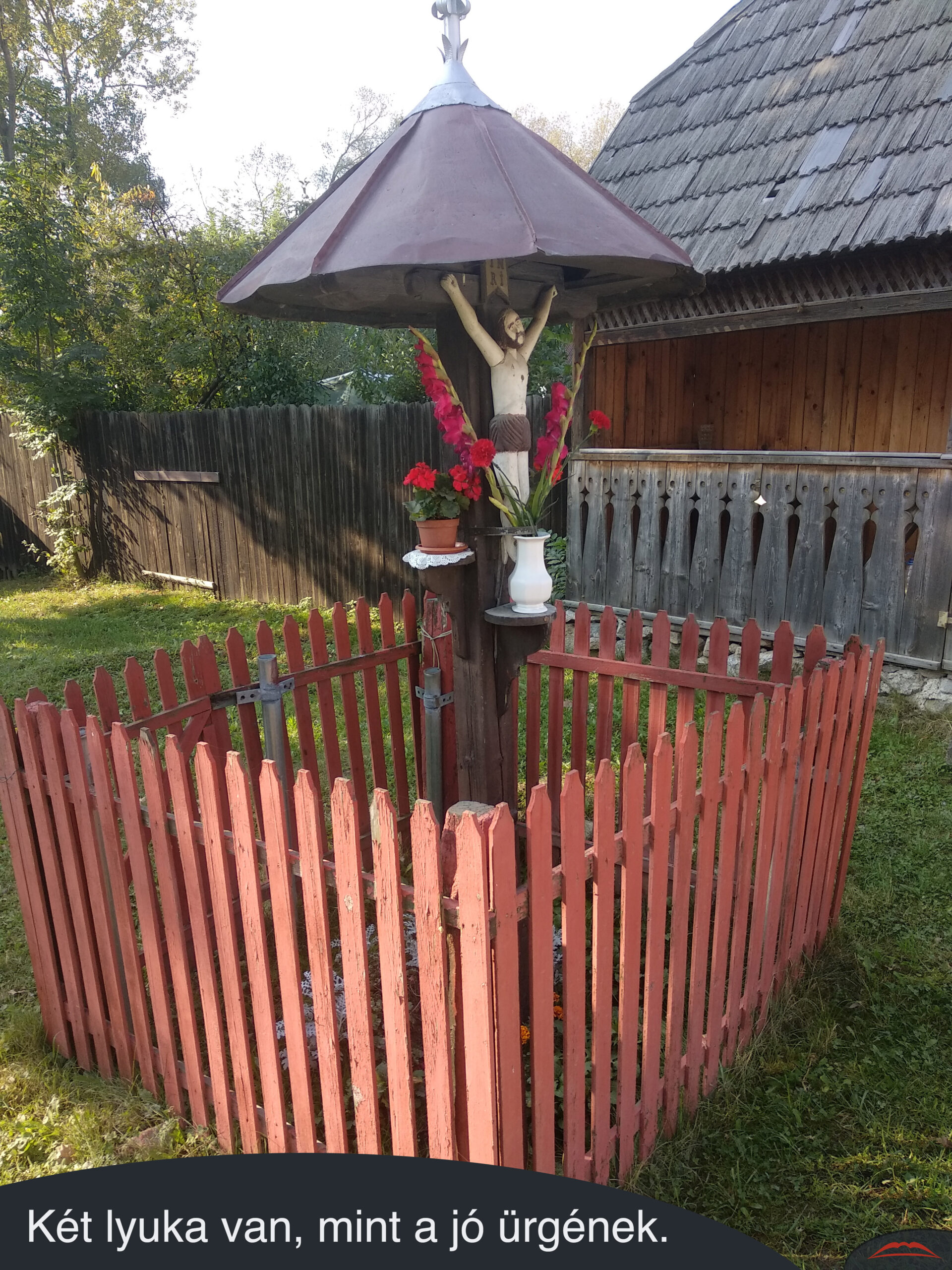 Két lyuka van, mint a jó ürgének.