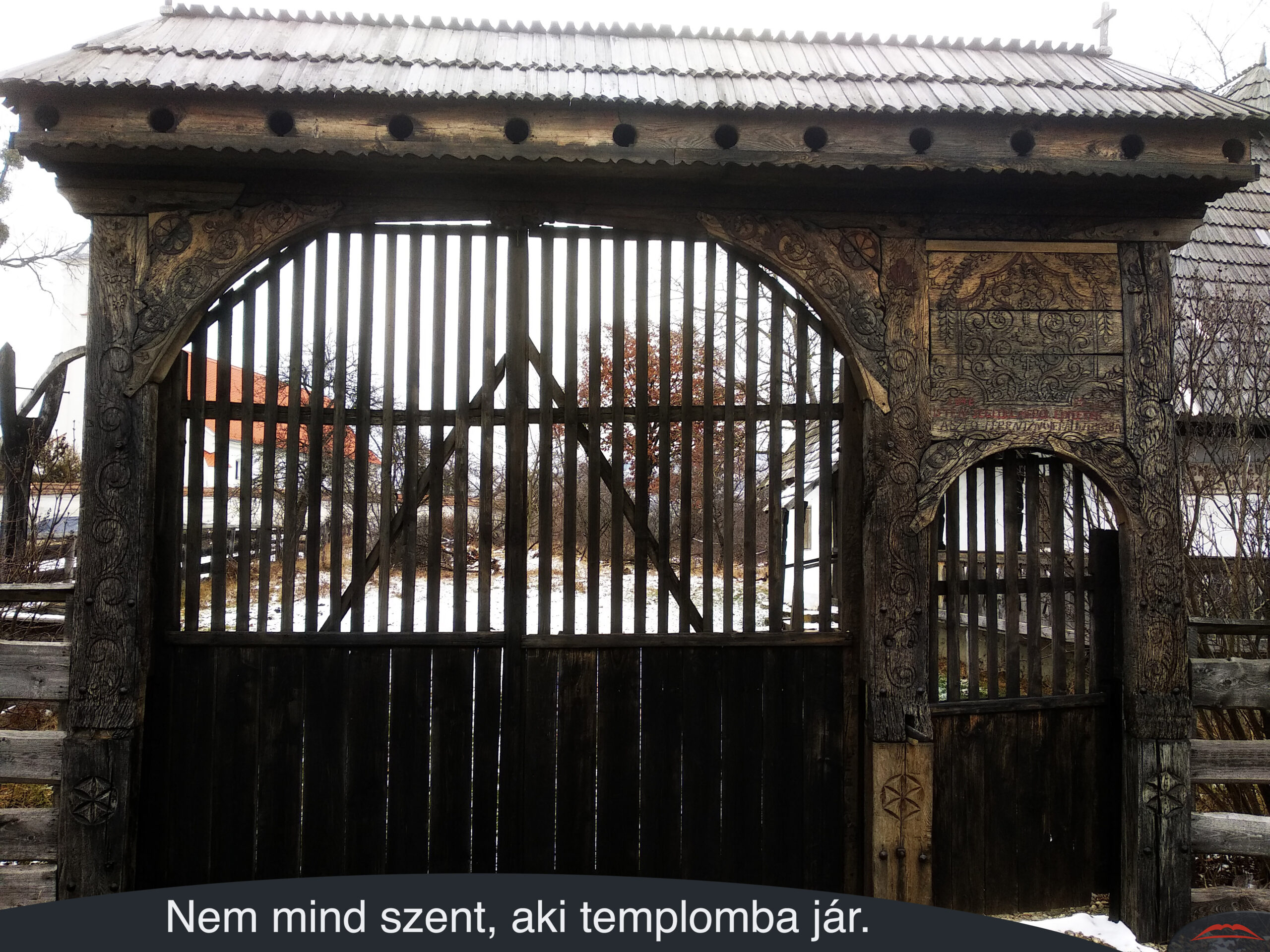 Nem mind szent, aki templomba jár.