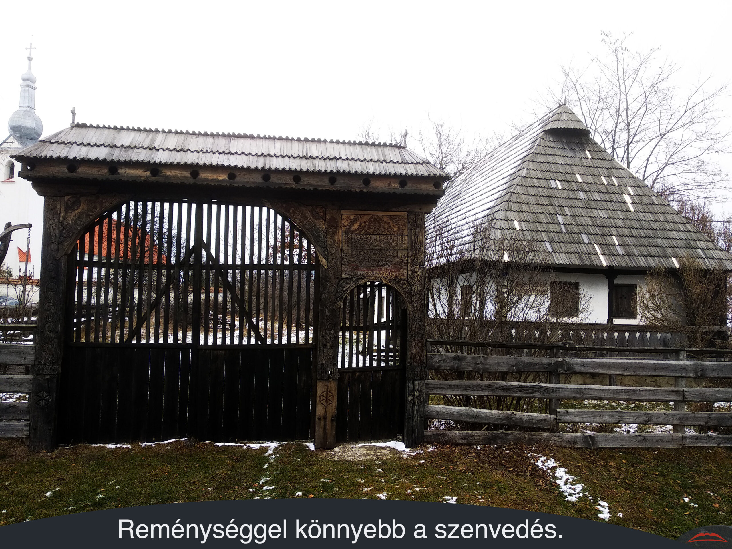 Reménységgel könnyebb a szenvedés.