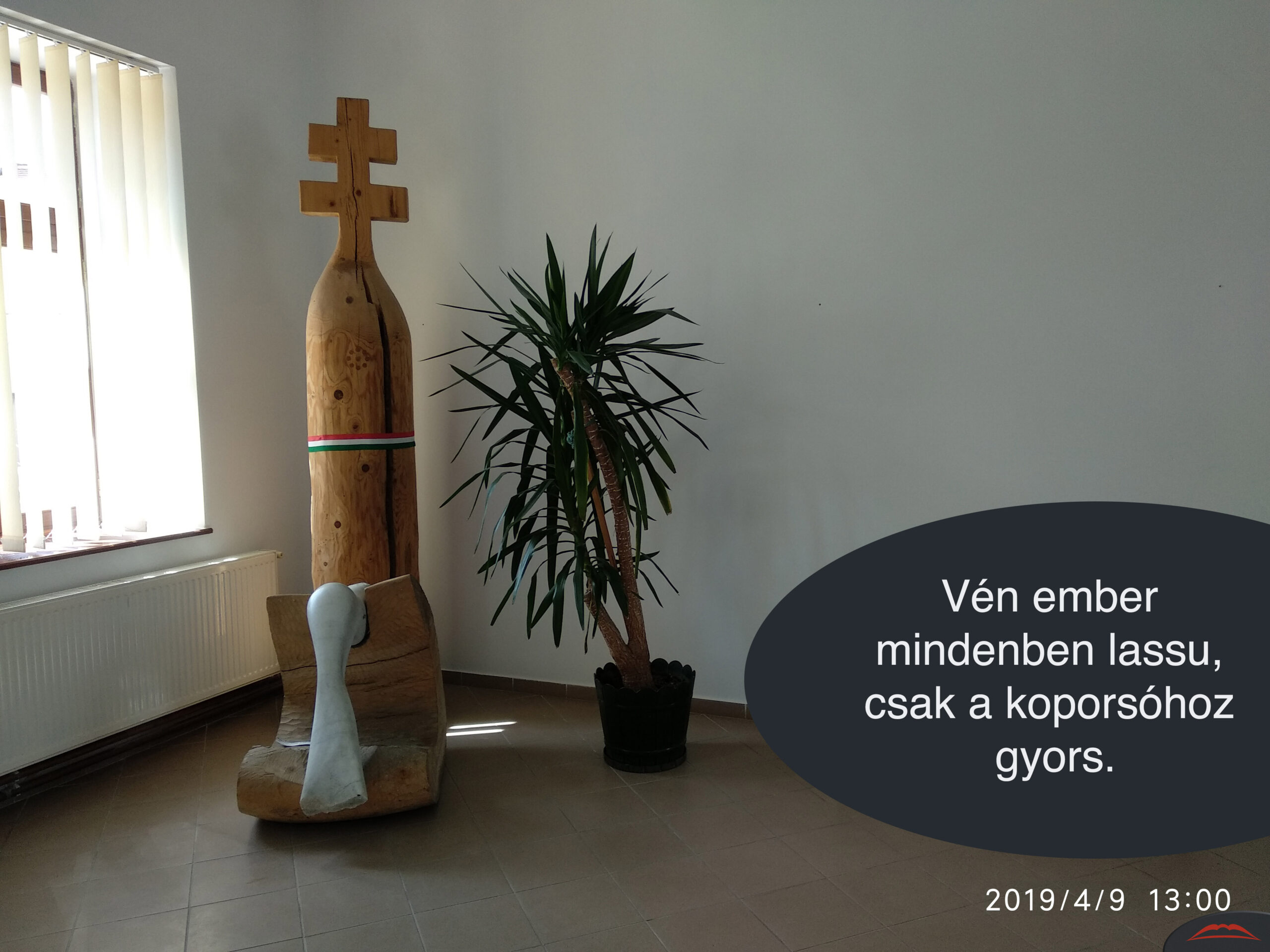Vén ember mindenben lassu, csak a koporsóhoz gyors.