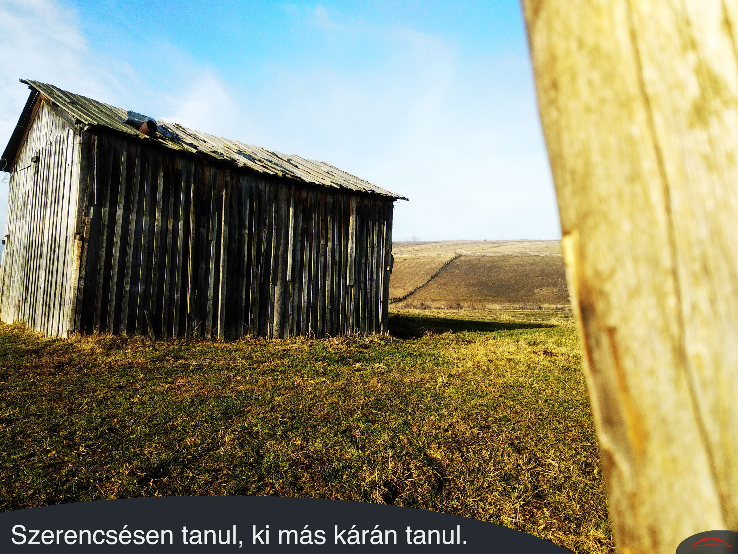 Addig tanulj, mig időd van.