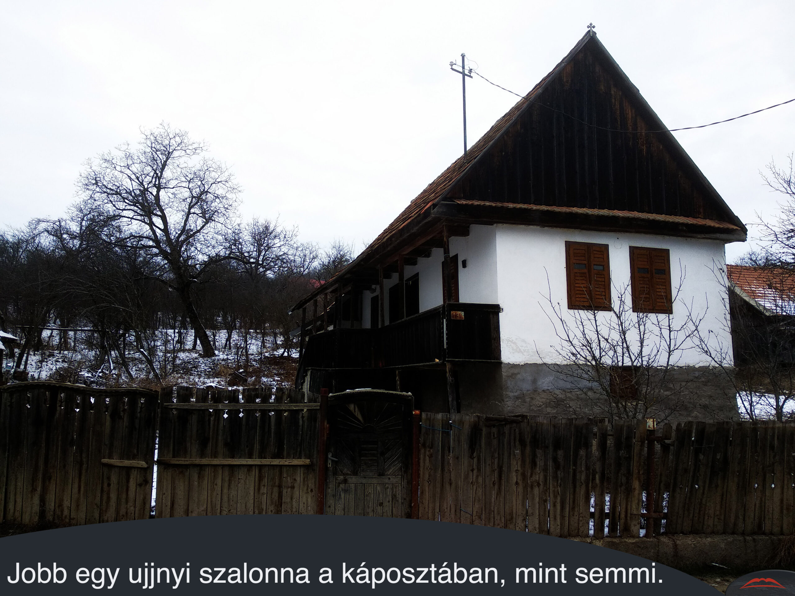 Jobb egy ujjnyi szalonna a káposztában, mint semmi.