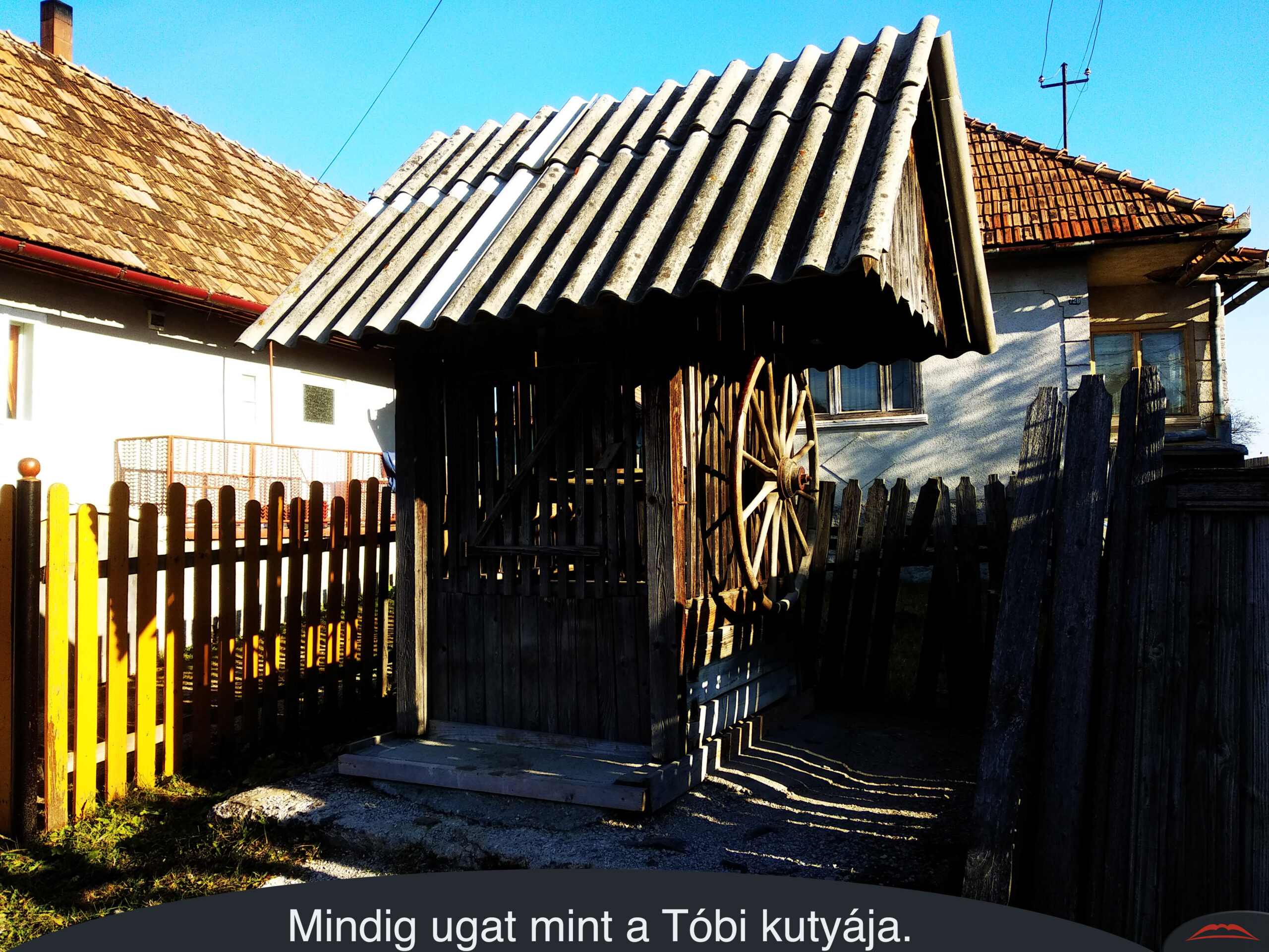 Mindig ugat mint a Tóbi kutyája.