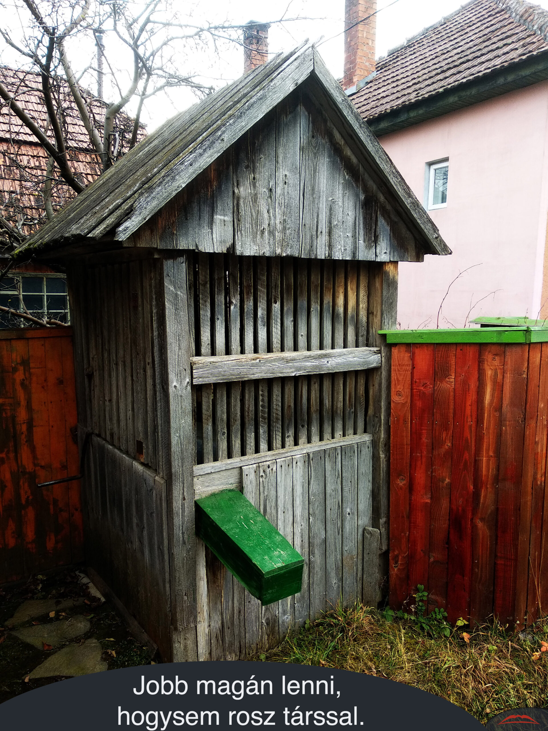 Jobb magán lenni, hogysem rosz társsal.