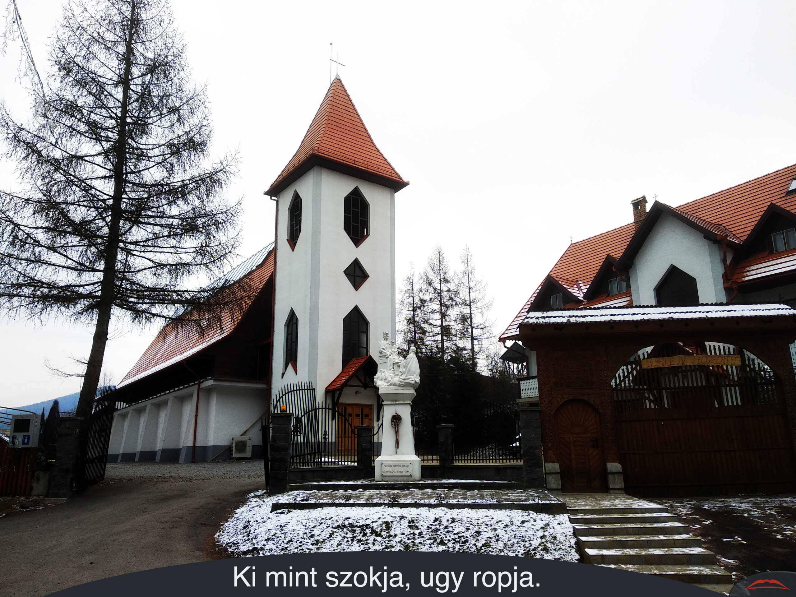 Ki mint szokja, ugy ropja.